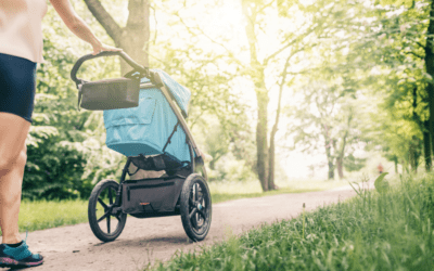 Joggen mit dem Baby im Laufbuggy 